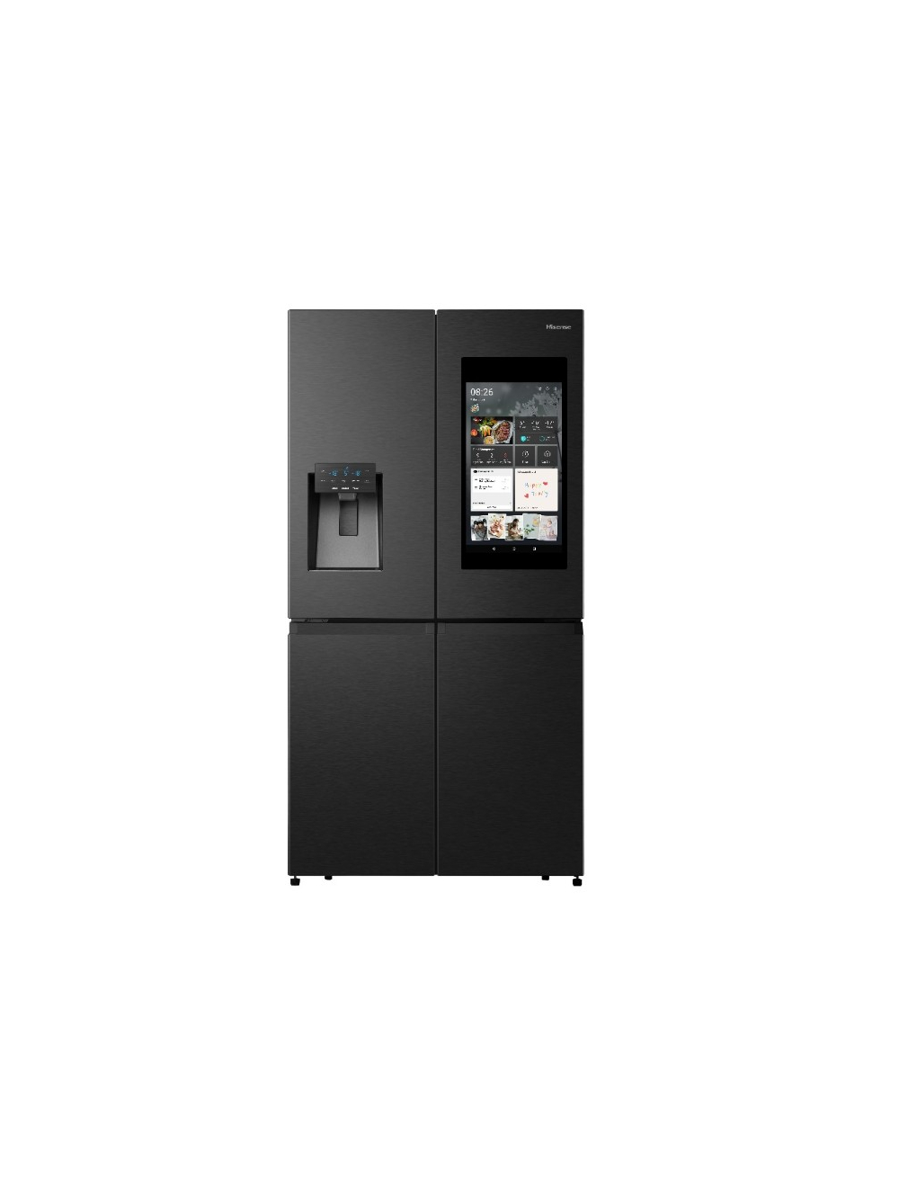Hisense 541L interactive water and ice side-by-side refrigerator